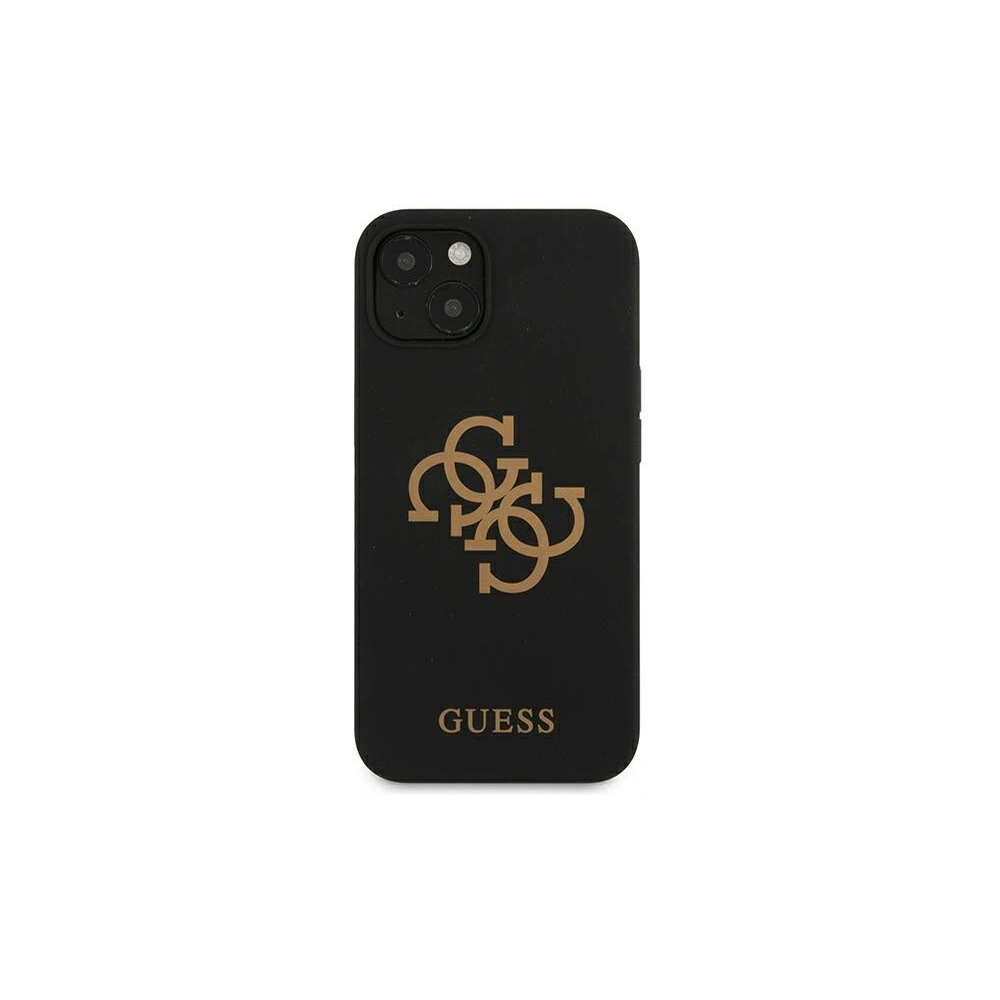 Wholesale Guess GUHCP13MLS4GGBK Apple iPhone 13 black hard case Silicone 4G Logo - GUE1494BLK - {ean13} - Hurt