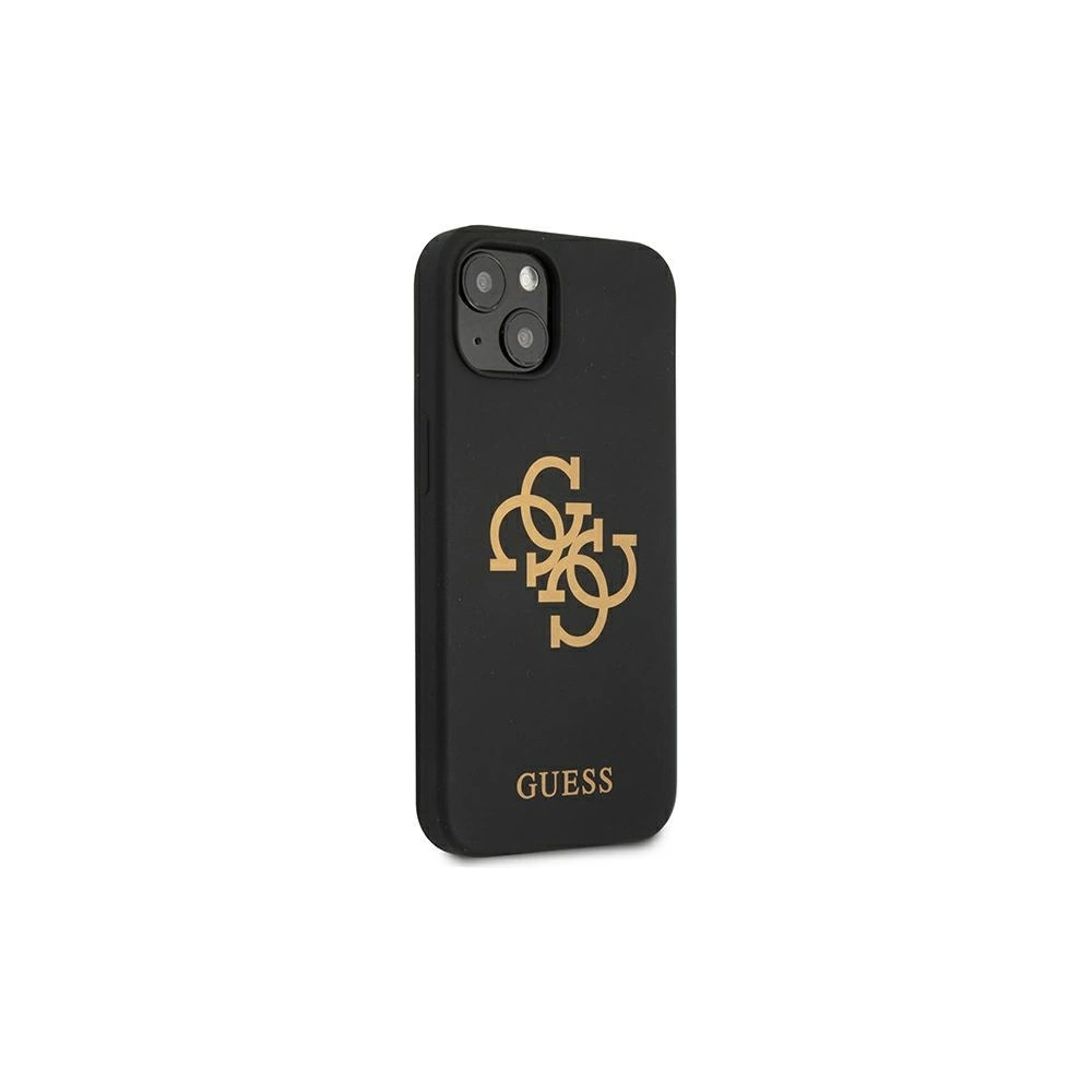 Wholesale Guess GUHCP13MLS4GGBK Apple iPhone 13 black hard case Silicone 4G Logo - GUE1494BLK - {ean13} - Hurt