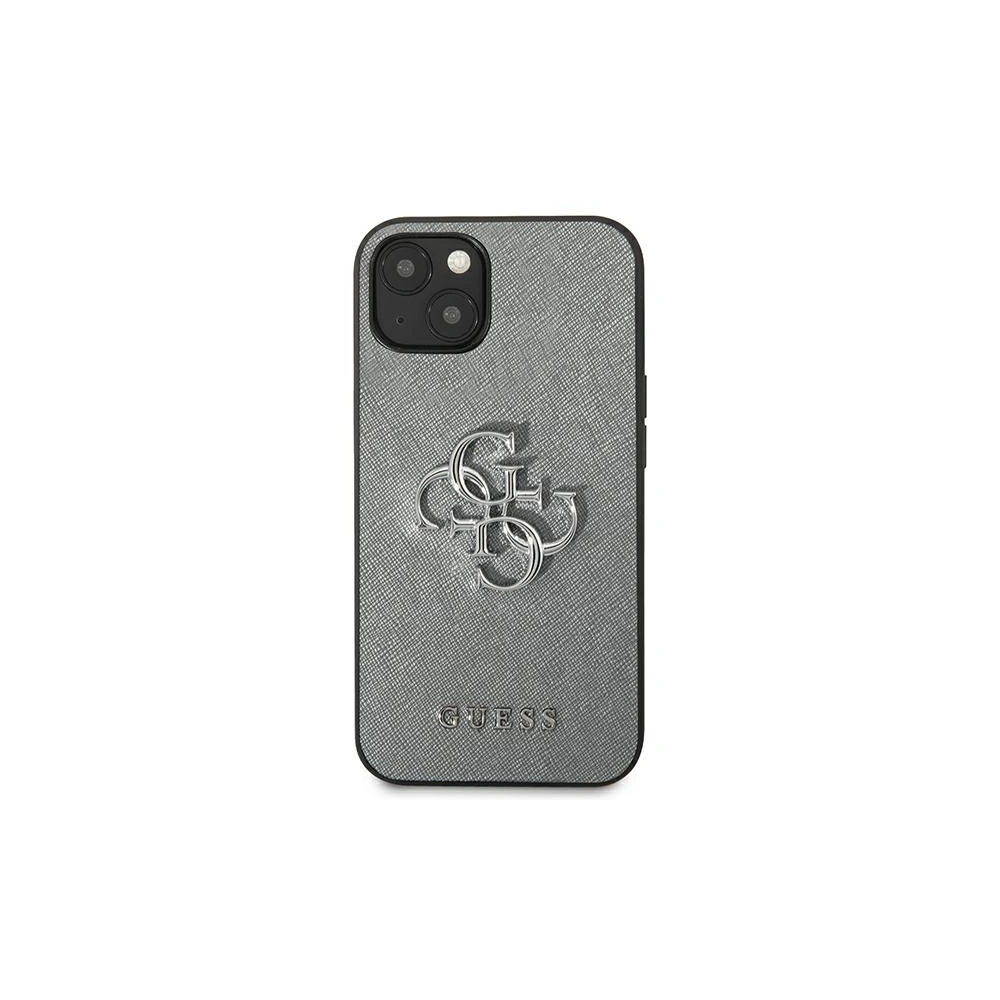 Hurtownia GSM - Etui Guess GUHCP13MSA4GSGR Apple iPhone 13 šedý/grey hardcase Saffiano 4G Metal Logo - GUE1498GRY - {ean13} - Hurt