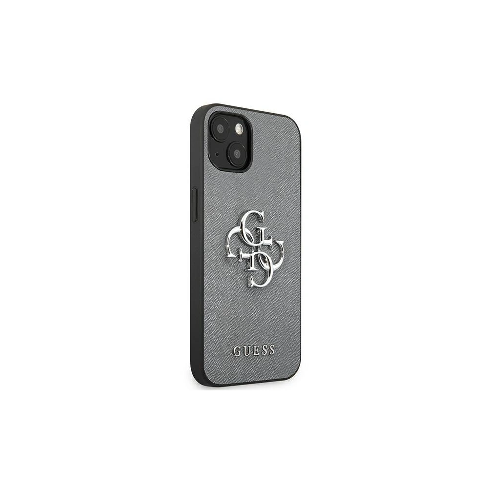Hurtownia GSM - Etui Guess GUHCP13MSA4GSGR Apple iPhone 13 šedý/grey hardcase Saffiano 4G Metal Logo - GUE1498GRY - {ean13} - Hurt
