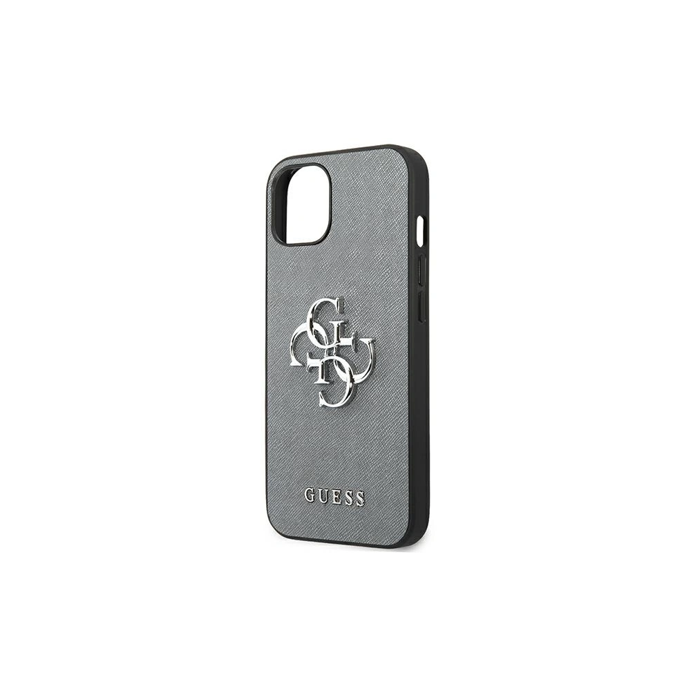 Hurtownia GSM - Etui Guess GUHCP13MSA4GSGR Apple iPhone 13 šedý/grey hardcase Saffiano 4G Metal Logo - GUE1498GRY - {ean13} - Hurt