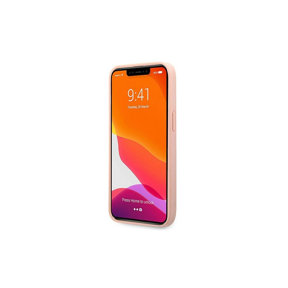 Hurtownia GSM - Etui Guess GUHCP13MSA4GSPI Apple iPhone 13 różowy/pink hardcase Saffiano 4G Metal Logo - GUE1499PNK - {ean13} - Hurt