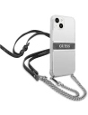 Hurtownia GSM - Etui Guess GUHCP13SKC4GBSI Apple iPhone 13 mini Transparent hardcase 4G Grey Strap Silver Chain - GUE1502CL - {ean13} - Hurt