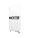 Hurtownia GSM - Etui Guess GUHCP13SKC4GBSI Apple iPhone 13 mini Transparent hardcase 4G Grey Strap Silver Chain - GUE1502CL - {ean13} - Hurt