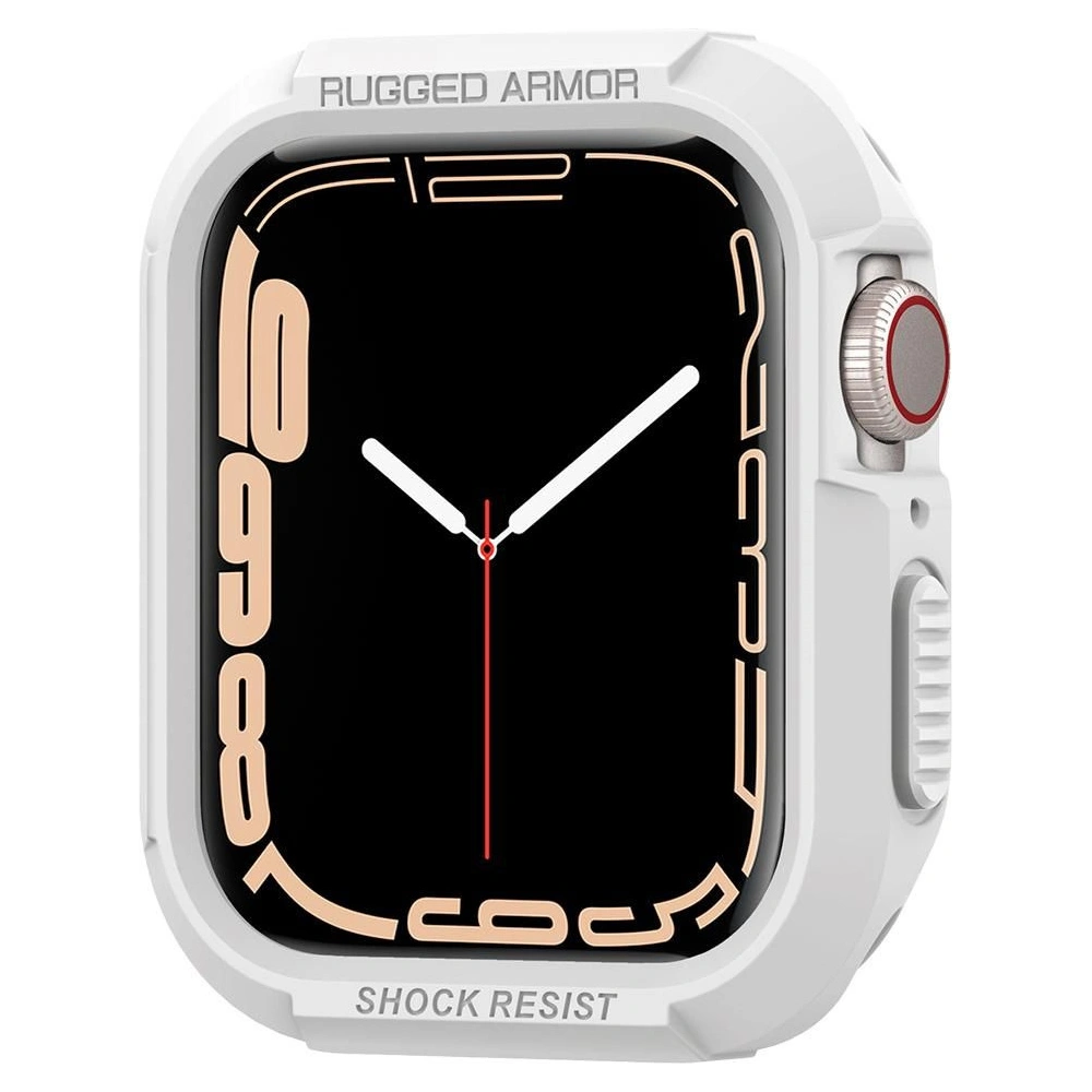 Hurtownia GSM - Etui Spigen Rugged Armor Apple Watch 4/5/6/7/SE 44/45mm Bílá - SPN2014WHT - {ean13} - Hurt