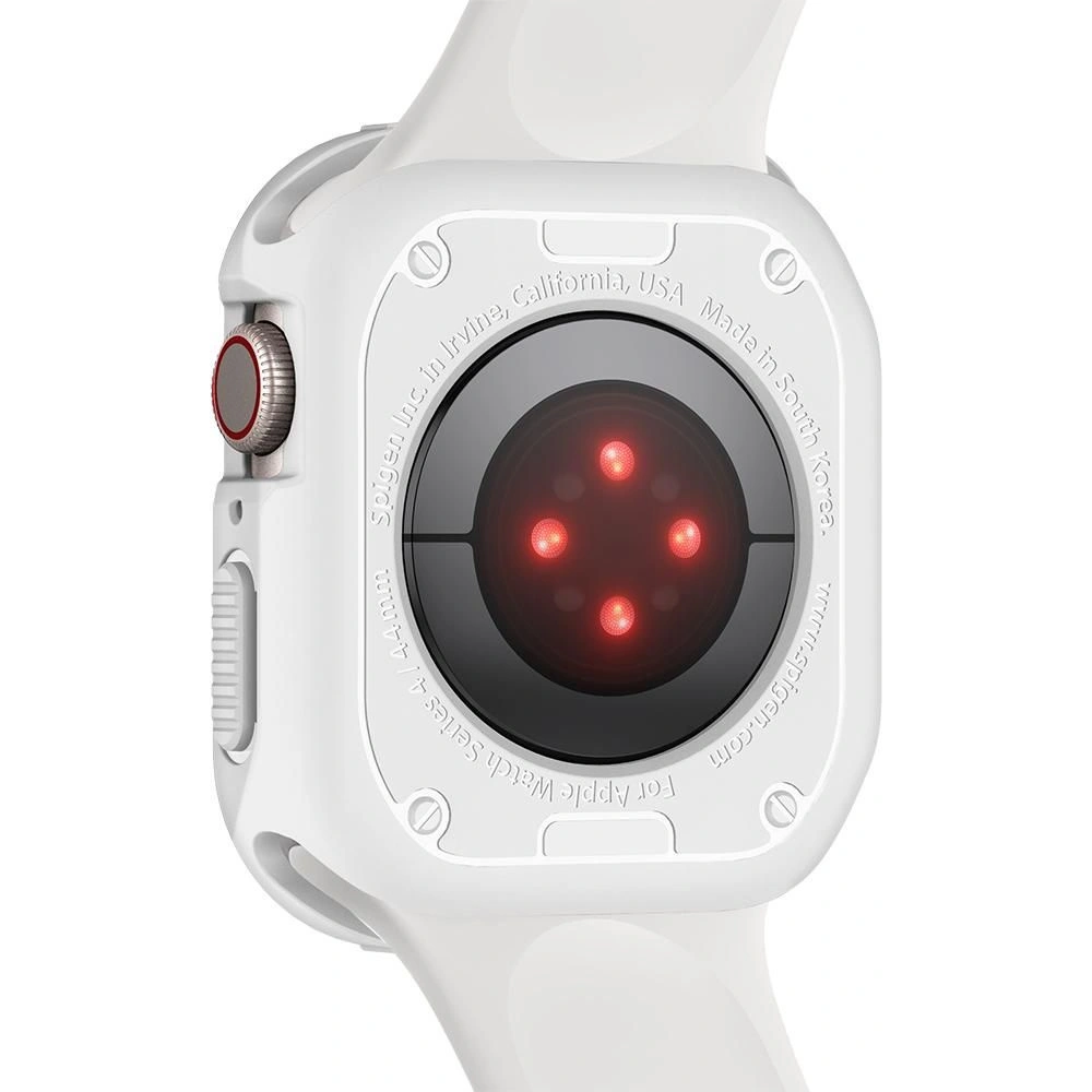 Hurtownia GSM - Etui Spigen Rugged Armor Apple Watch 4/5/6/7/SE 44/45mm Bílá - SPN2014WHT - {ean13} - Hurt