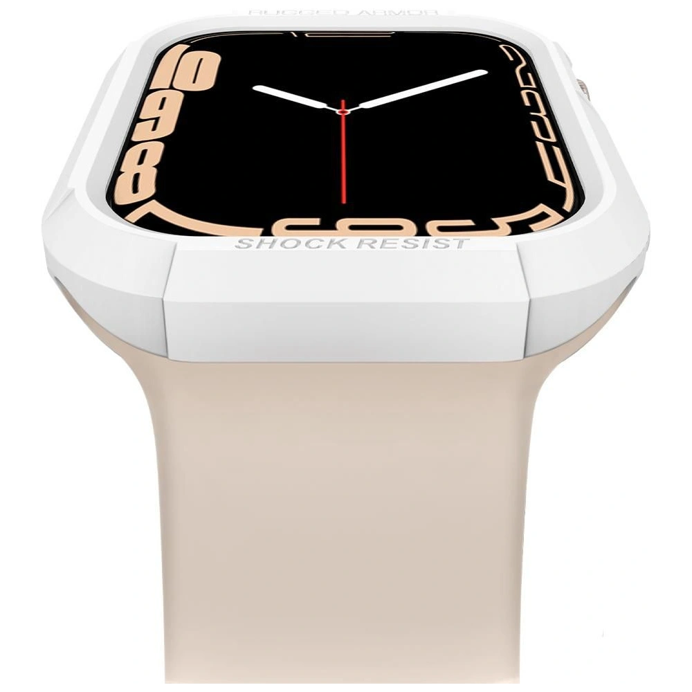 Hurtownia GSM - Etui Spigen Rugged Armor Apple Watch 4/5/6/7/SE 44/45mm Bílá - SPN2014WHT - {ean13} - Hurt