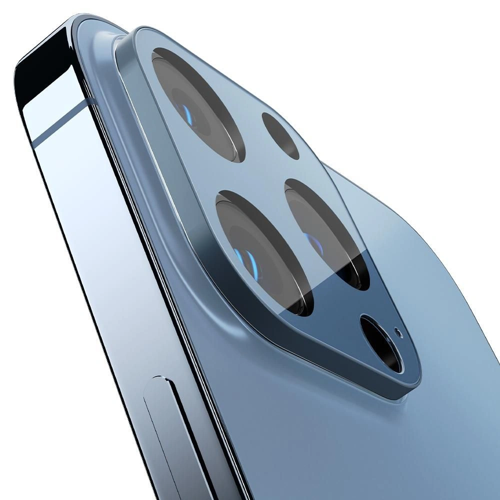 Hurtownia GSM - Szkło hartowane na aparat Spigen Optik Camera Lens Apple iPhone 13 Pro/13 Pro Max Sierra Blue [2 PACK] - SPN2015BLU - {ean13} - Hurt