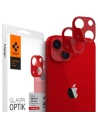 Szkło hartowane na aparat Spigen Optik Camera Lens Apple iPhone 13/13 mini Red [2 PACK]