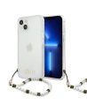 Etui Guess GUHCP13SKPSWH Apple iPhone 13 mini Transparent hardcase White Pearl