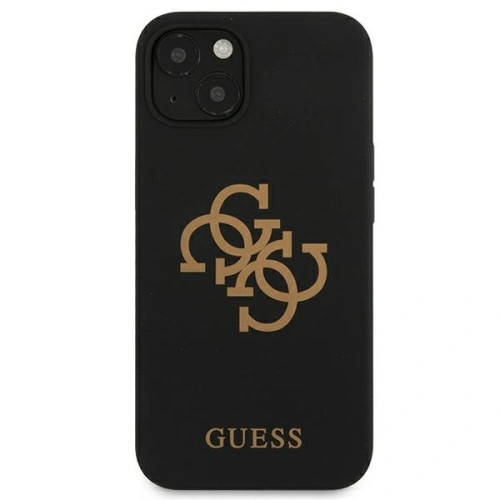 Etui Guess GUHCP13SLS4GGBK Apple iPhone 13 mini czarny/black hard case Silicone 4G Logo