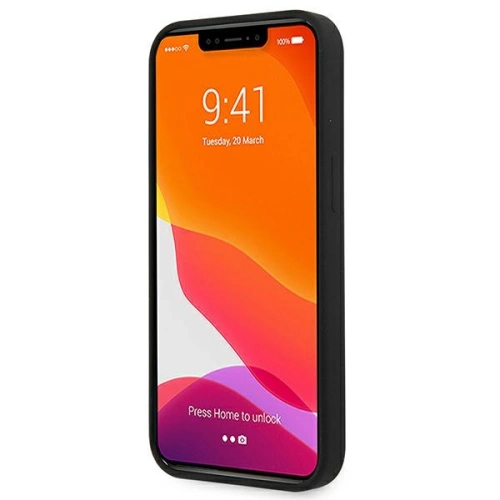 Etui Guess GUHCP13SLS4GGBK Apple iPhone 13 mini czarny/black hard case Silicone 4G Logo