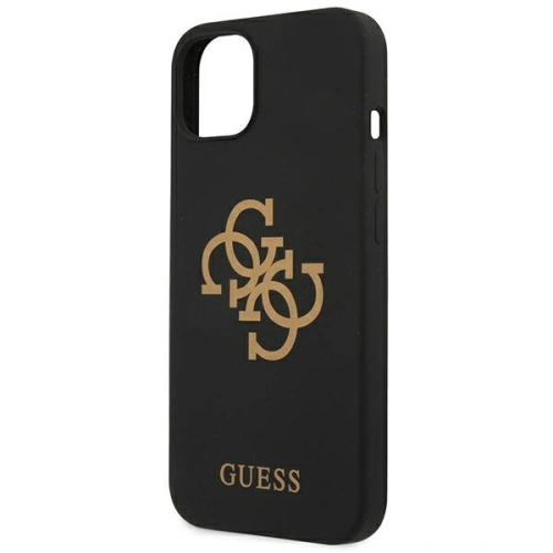 Etui Guess GUHCP13SLS4GGBK Apple iPhone 13 mini czarny/black hard case Silicone 4G Logo
