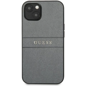 Hurtownia GSM - Etui Guess GUHCP13SPSASBGR Apple iPhone 13 mini szary/grey Saffiano Strap - GUE1508GRY - {ean13} - Hurt