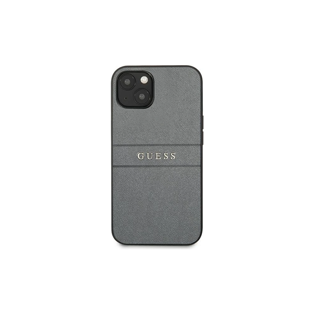 Hurtownia GSM - Etui Guess GUHCP13SPSASBGR Apple iPhone 13 mini šedý/grey Saffiano Strap - GUE1508GRY - {ean13} - Hurt
