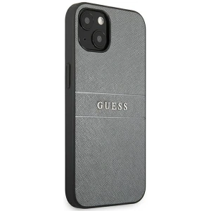 Hurtownia GSM - Etui Guess GUHCP13SPSASBGR Apple iPhone 13 mini szary/grey Saffiano Strap - GUE1508GRY - {ean13} - Hurt