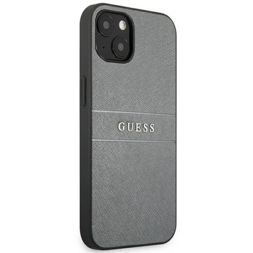 Etui Guess GUHCP13SPSASBGR Apple iPhone 13 mini szary/grey Saffiano Strap