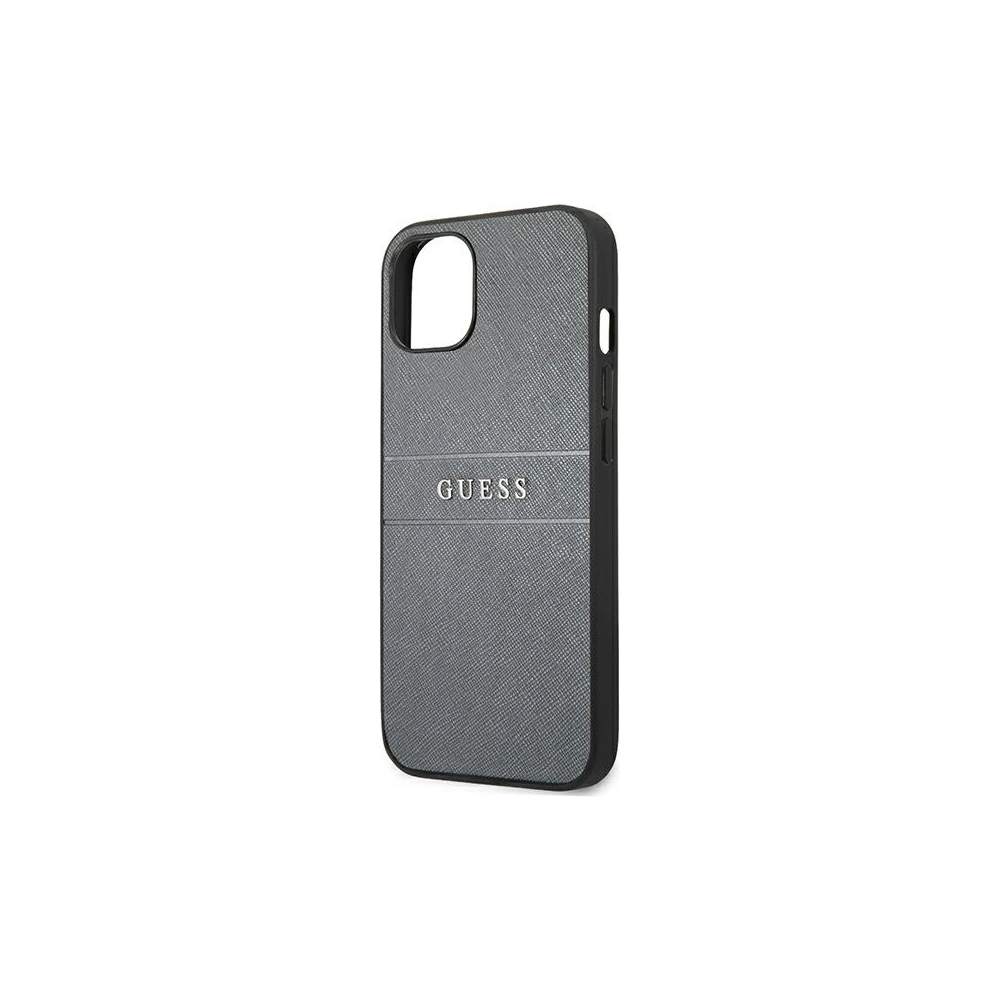 Hurtownia GSM - Etui Guess GUHCP13SPSASBGR Apple iPhone 13 mini szary/grey Saffiano Strap - GUE1508GRY - {ean13} - Hurt
