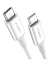 UGREEN US264 Type C to Type C Cable, 60W, 1.5m (white)