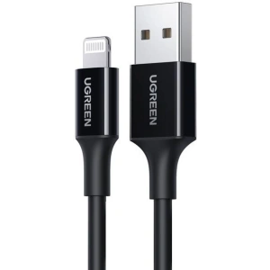 Hurtownia GSM - Kabel USB do Lightning UGREEN US155, MFi, 1m (czarny) - UGR1135BLK - {ean13} - Hurt