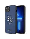 Etui Guess GUHCP13SSA4GSBL Apple iPhone 13 mini niebieski/blue hardcase Saffiano 4G Metal Logo