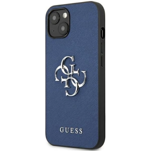 Hurtownia GSM - Etui Guess GUHCP13SSA4GSBL Apple iPhone 13 mini niebieski/blue hardcase Saffiano 4G Metal Logo - GUE1509BLU - {ean13} - Hurt