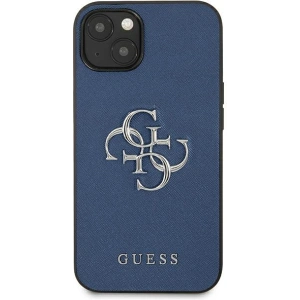 Hurtownia GSM - Etui Guess GUHCP13SSA4GSBL Apple iPhone 13 mini niebieski/blue hardcase Saffiano 4G Metal Logo - GUE1509BLU - {ean13} - Hurt