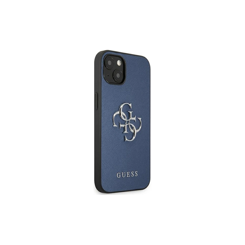 Hurtownia GSM - Etui Guess GUHCP13SSA4GSBL Apple iPhone 13 mini niebieski/blue hardcase Saffiano 4G Metal Logo - GUE1509BLU - {ean13} - Hurt