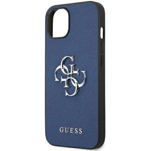 Hurtownia GSM - Etui Guess GUHCP13SSA4GSBL Apple iPhone 13 mini niebieski/blue hardcase Saffiano 4G Metal Logo - GUE1509BLU - {ean13} - Hurt