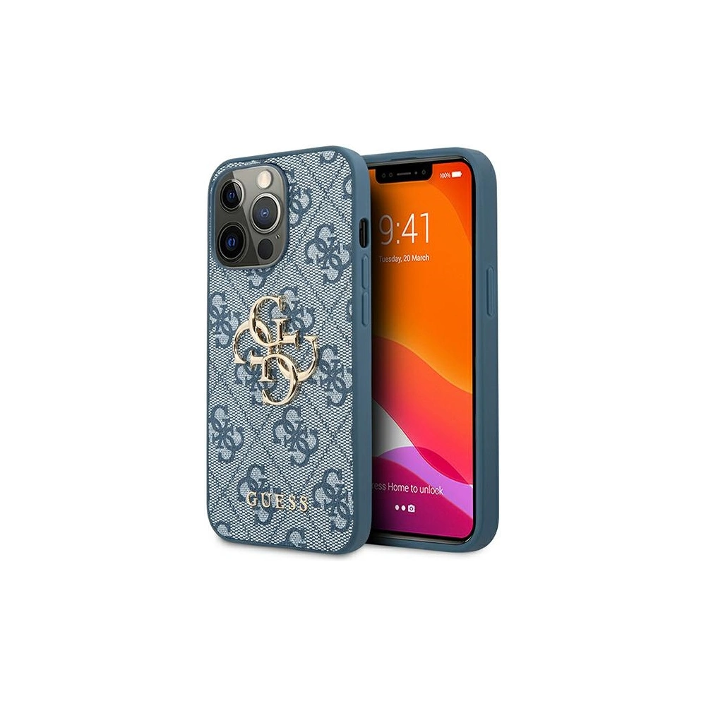 Hurtownia GSM - Etui Guess GUHCP13X4GMGBL Apple iPhone 13 Pro Max niebieski/blue hardcase 4G Big Metal Logo - GUE1512BLU - {ean13} - Hurt
