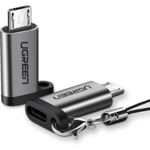 USB-C to Micro USB Adapter UGREEN US282 (Gray)