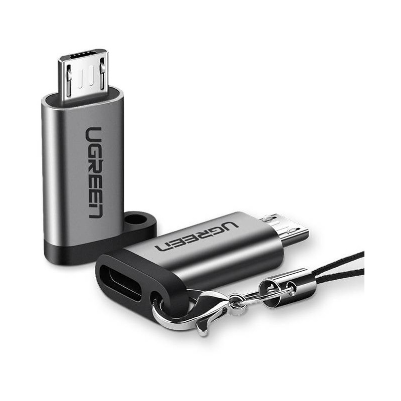 Ugreen Distributor - 6957303855902 - UGR1143GRY - USB-C to Micro USB Adapter UGREEN US282 (Gray) - B2B homescreen