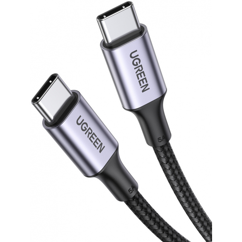 Hurtownia Ugreen - 6957303874286 - UGR1147GRY - Kabel USB-C do USB-C UGREEN US316, 100W, 1.5m (szary) - B2B homescreen
