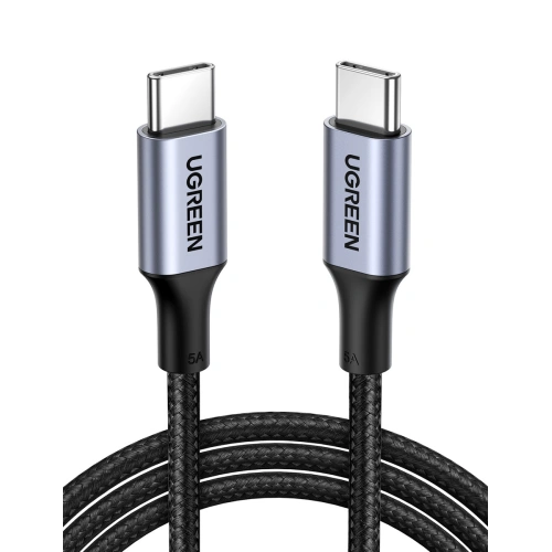 Kabel USB-C do USB-C UGREEN US316, 100W, 1m (szary)
