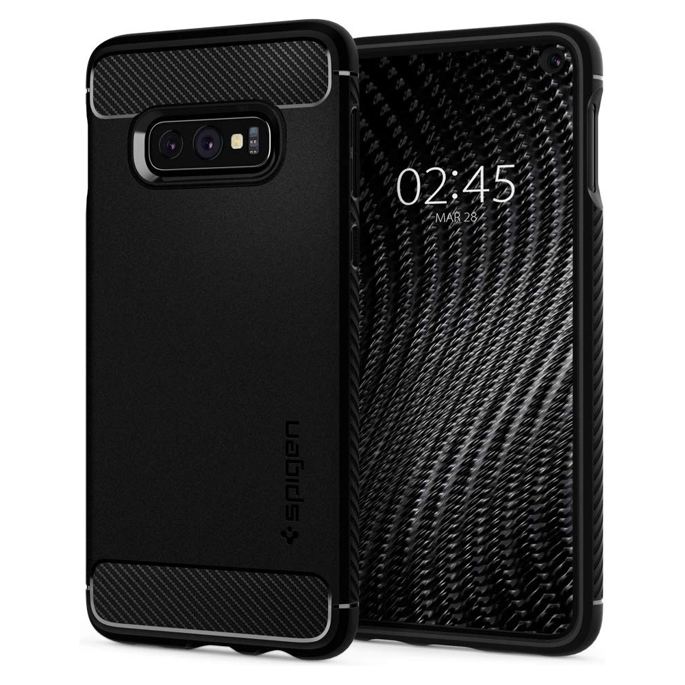 Hurtownia GSM - Etui Spigen Rugged Armor Samsung Galaxy S10e Matná Černá - SPN259BLK - {ean13} - Hurt