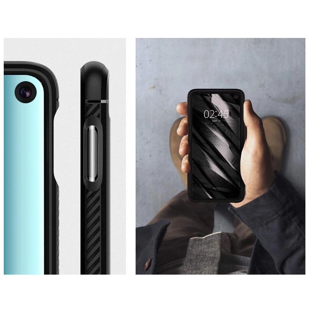 Hurtownia GSM - Etui Spigen Rugged Armor Samsung Galaxy S10e Matná Černá - SPN259BLK - {ean13} - Hurt
