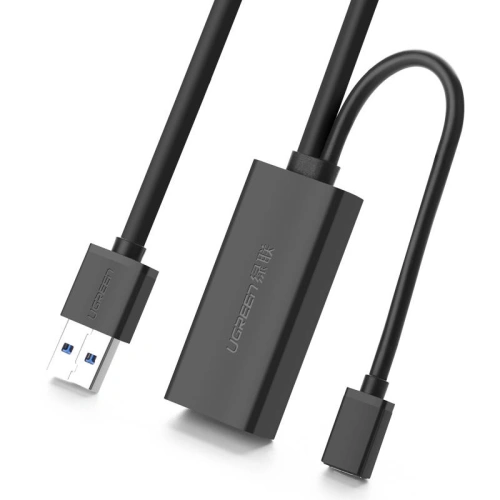 UGREEN US175 Kabel przedłużający USB 3.0, micro USB, 5m (czarny)