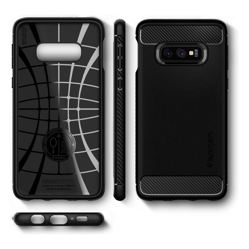 Hurtownia GSM - Etui Spigen Rugged Armor Samsung Galaxy S10e Matná Černá - SPN259BLK - {ean13} - Hurt