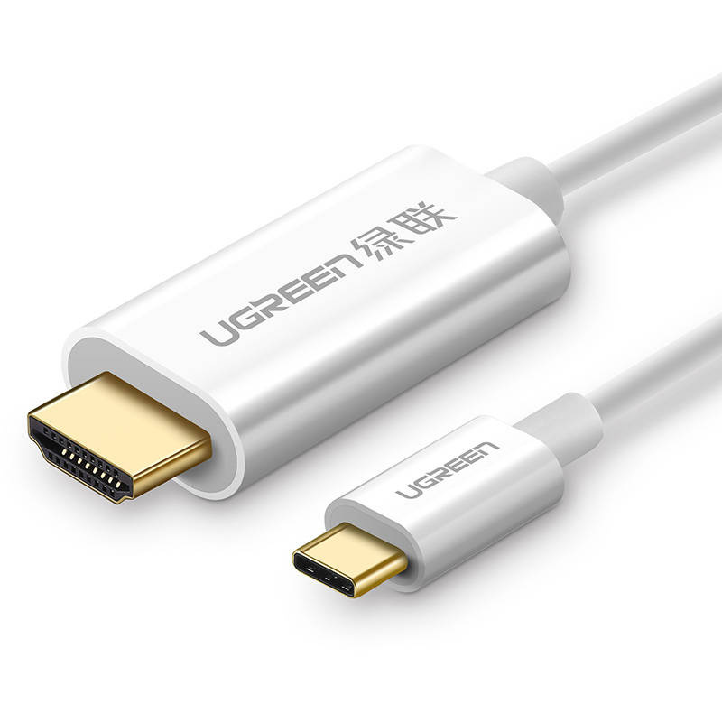 Ugreen Distributor - 6957303838417 - UGR1161WHT - Cable USB-C to HDMI UGREEN MM121, 4K, 1.5m (white) - B2B homescreen