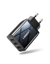 Hurtownia GSM - Ładowarka sieciowa UGREEN ED013, 3x USB, 2.4A (czarny) - UGR1167BLK - {ean13} - Hurt