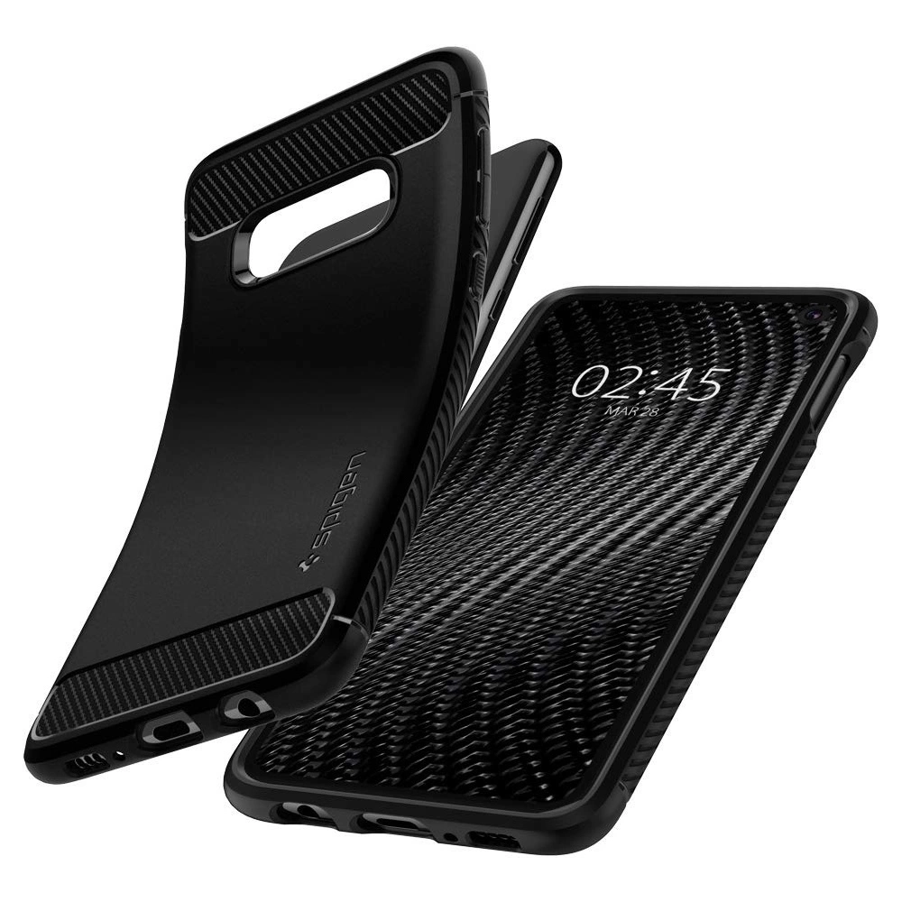 Hurtownia GSM - Etui Spigen Rugged Armor Samsung Galaxy S10e Matná Černá - SPN259BLK - {ean13} - Hurt