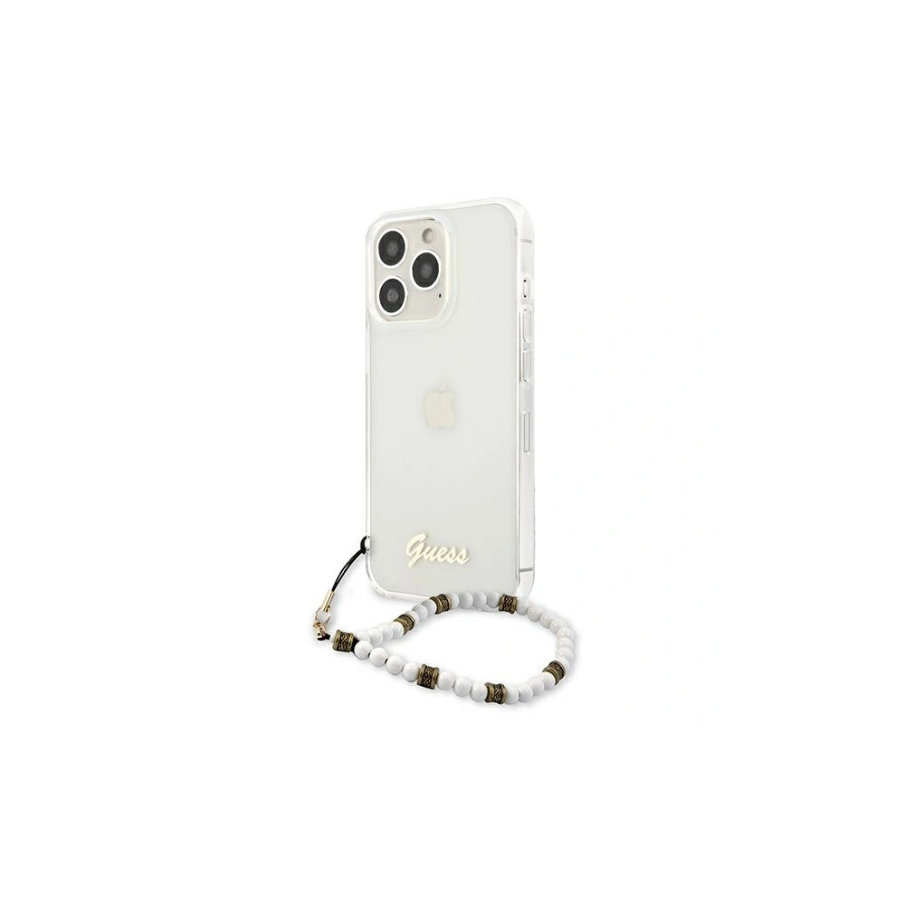Hurtownia GSM - Etui Guess GUHCP13XKPSWH Apple iPhone 13 Pro Max Transparent hardcase White Pearl - GUE1519CL - {ean13} - Hurt