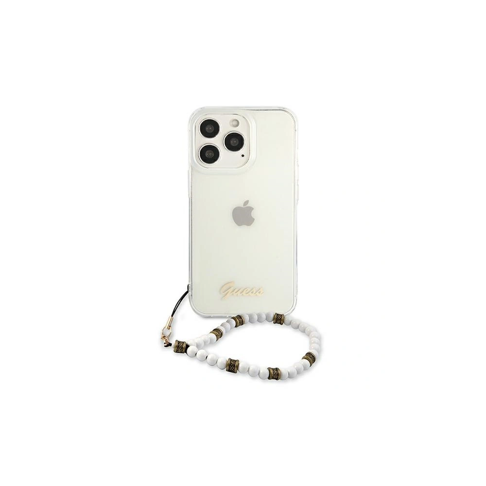 Hurtownia GSM - Etui Guess GUHCP13XKPSWH Apple iPhone 13 Pro Max Transparent hardcase White Pearl - GUE1519CL - {ean13} - Hurt
