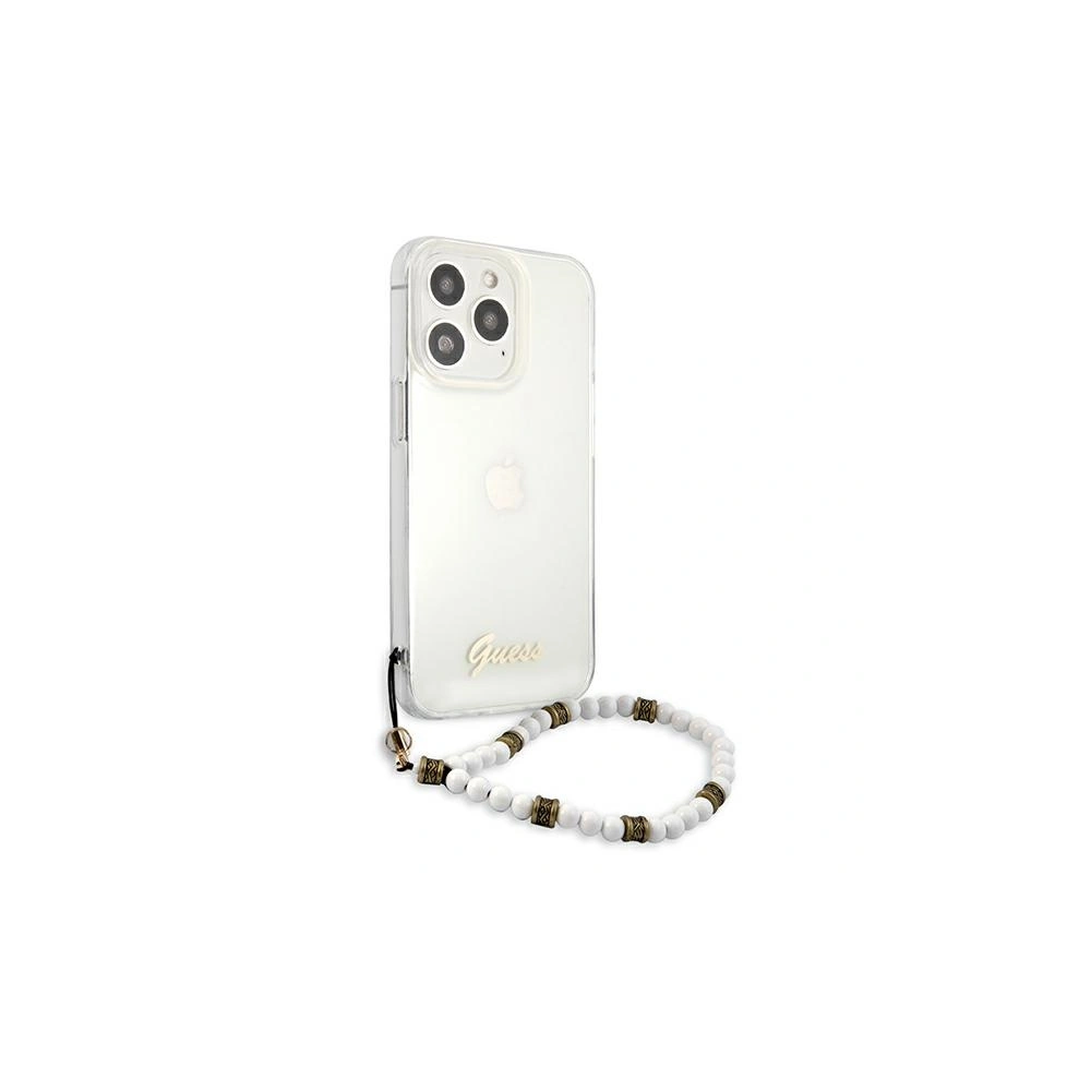 Hurtownia GSM - Etui Guess GUHCP13XKPSWH Apple iPhone 13 Pro Max Transparent hardcase White Pearl - GUE1519CL - {ean13} - Hurt