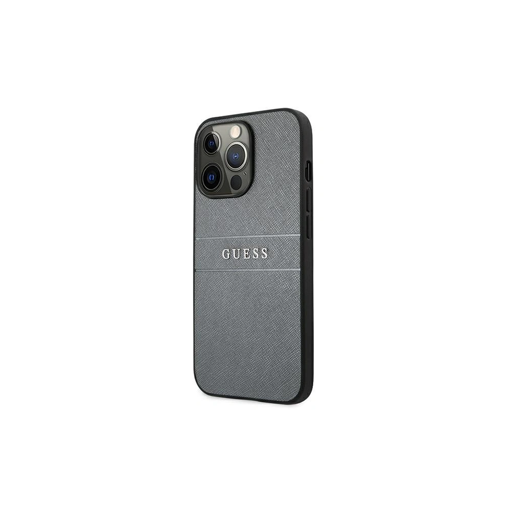 Hurtownia GSM - Etui Guess GUHCP13XPSASBGR Apple iPhone 13 Pro Max szary/grey Saffiano Strap - GUE1520GRY - {ean13} - Hurt