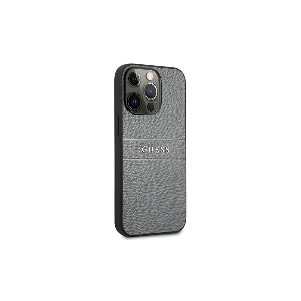Hurtownia GSM - Etui Guess GUHCP13XPSASBGR Apple iPhone 13 Pro Max szary/grey Saffiano Strap - GUE1520GRY - {ean13} - Hurt