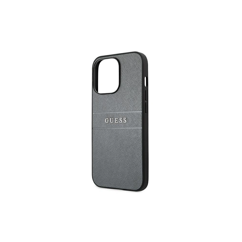 Hurtownia GSM - Etui Guess GUHCP13XPSASBGR Apple iPhone 13 Pro Max szary/grey Saffiano Strap - GUE1520GRY - {ean13} - Hurt