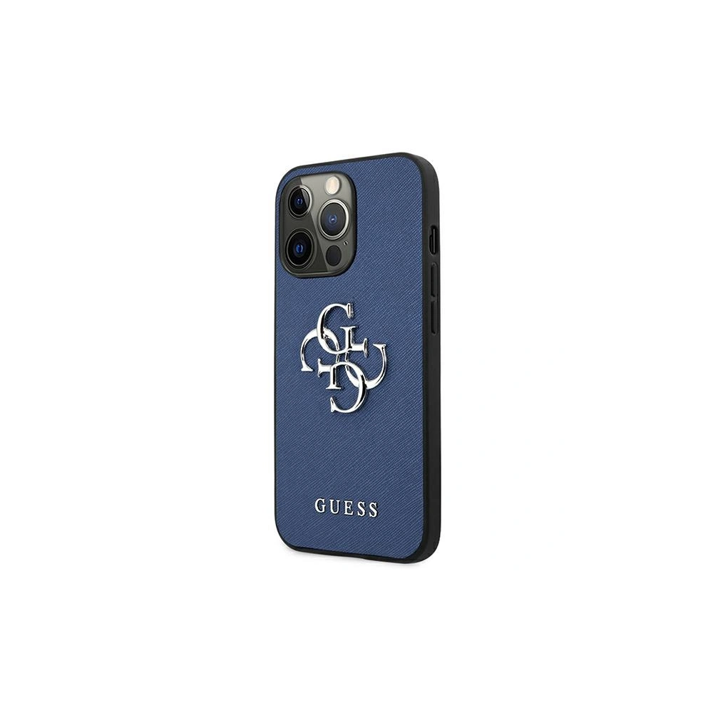 Hurtownia GSM - Etui Guess GUHCP13XSA4GSBL Apple iPhone 13 Pro Max niebieski/blue hardcase Saffiano 4G Metal Logo - GUE1521BLU - {ean13} - Hurt