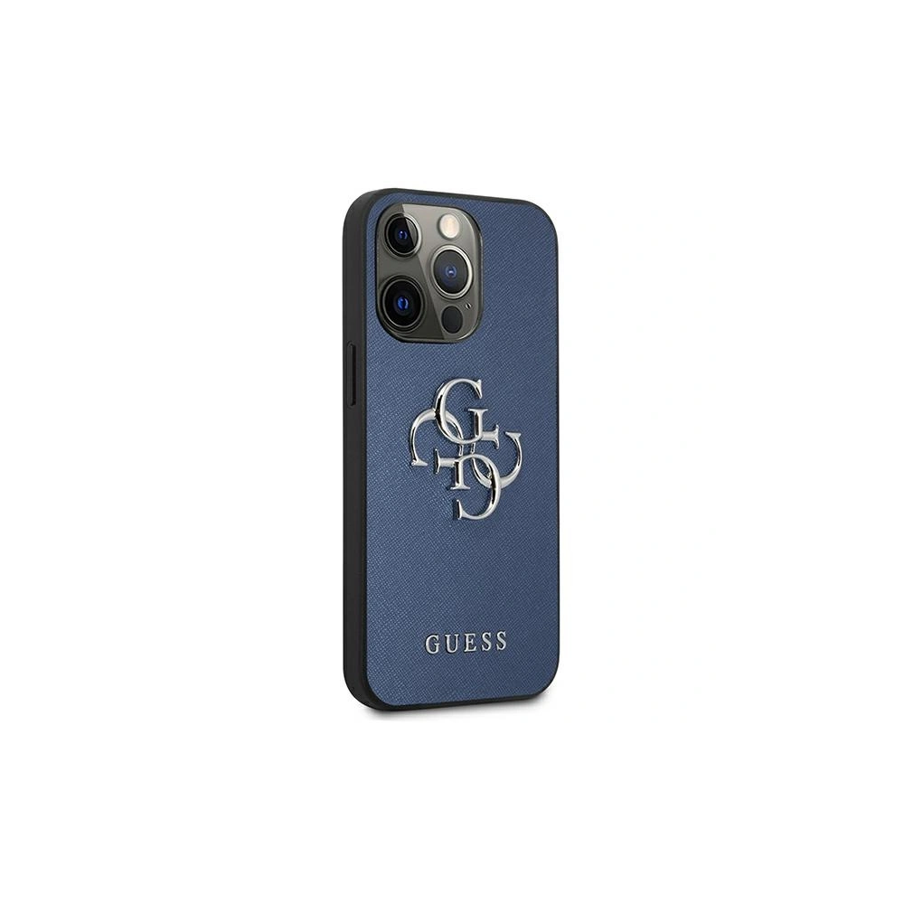 Hurtownia GSM - Etui Guess GUHCP13XSA4GSBL Apple iPhone 13 Pro Max niebieski/blue hardcase Saffiano 4G Metal Logo - GUE1521BLU - {ean13} - Hurt