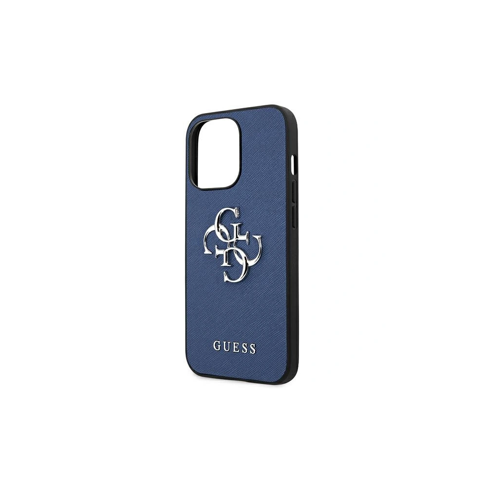 Hurtownia GSM - Etui Guess GUHCP13XSA4GSBL Apple iPhone 13 Pro Max niebieski/blue hardcase Saffiano 4G Metal Logo - GUE1521BLU - {ean13} - Hurt